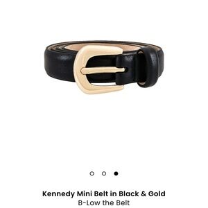 B-Low the Belt Kennedy belt black leather xs